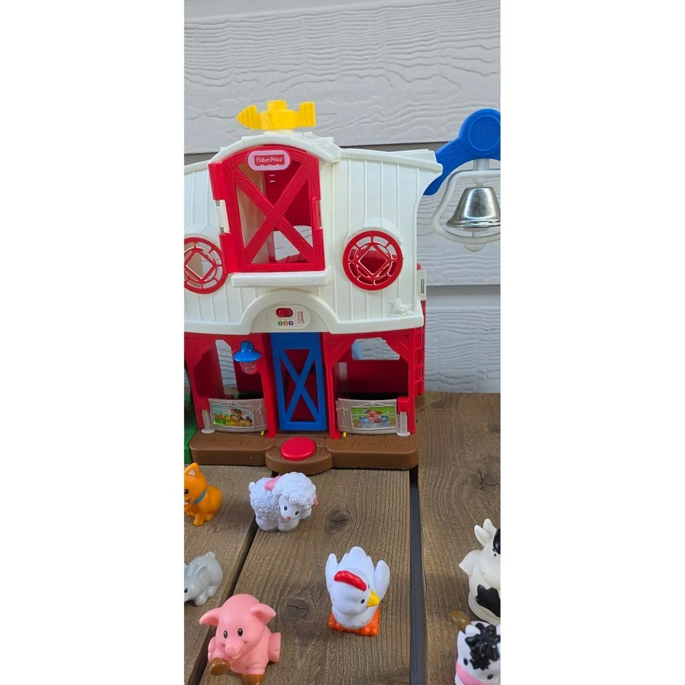 Fisher-Price Little People Caring for Animals Farm Playset with Figures GHT22